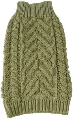 Swivel Swirl Heavy Cable Knit Sweater - X-Small