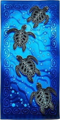 Dawhud Direct Sea Turtles Beach Towel