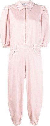 Bimba y Lola Tapered-Leg Denim Jumpsuit