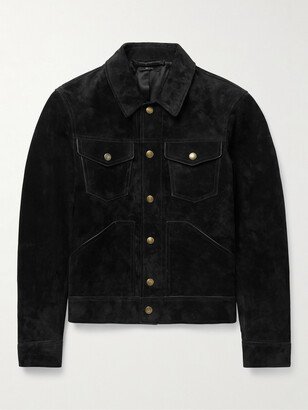 Slim-Fit Suede Western Jacket