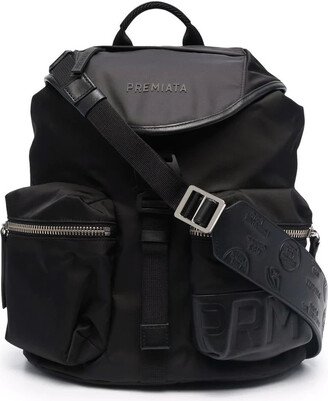 Lyn Backpack In Soft Rubberized Fabric