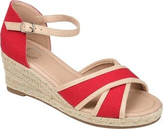 Comfort Foam Brene Wedge (Red) Women's Shoes