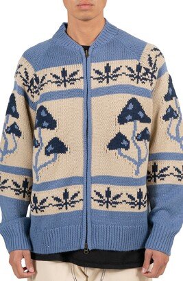 Room Fair Isle Zip Cardigan