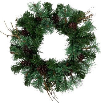 Northlight 24 Unlit Country Mixed Pine Artificial Christmas Wreath