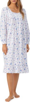 Long Sleeve Flannel Waltz Nightgown