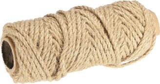 Unique Bargains Jute Twine 5mm, 82 Feet Long Brown Twine Rope for DIY Subjects