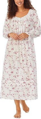 Long Sleeve Ballet Gown (Holiday Floral) Women's Pajama-AA