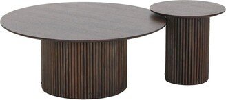 Modrest Lusk Modern Mid Century Coffee & End Table Set