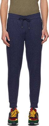 Navy Embroidered Lounge Pants