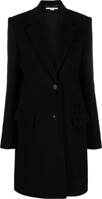 Single-Breasted Wool Coat-BD