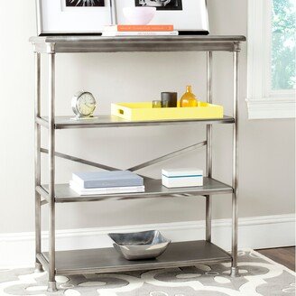 Jacinda Dark Silver Large Bookcase - 38.3