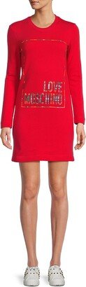 Graphic Crewneck Sweatshirt Dress