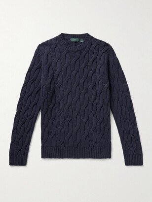 Cable-Knit Wool Sweater