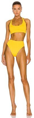 Halter Bikini Set in Yellow