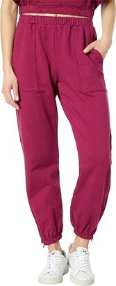 Relaxed Lounge Pants (Plum) Women's Clothing