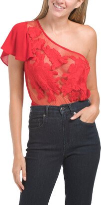 TJMAXX One Shoulder Lace Bodysuit For Women