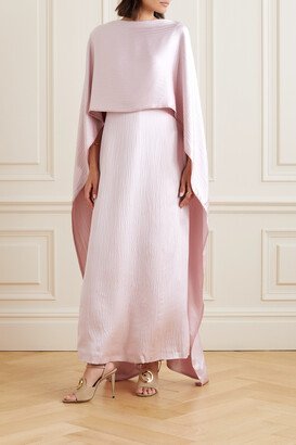 Hunter Silk-crepon Maxi Dress - Pink