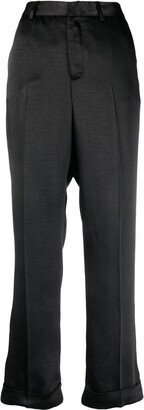 High Waist Tailored Trousers-AJ