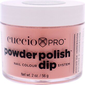 Pro Powder Polish Nail Colour Dip System - Peach by Cuccio Colour for Women - 1.6 oz Nail Powder