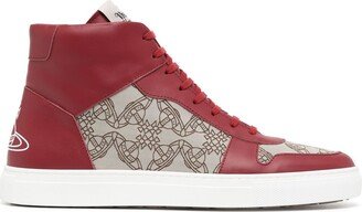 Orb logo high-top sneakers-AA