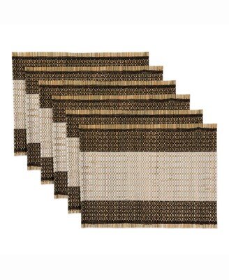 Urban Oasis Reed Placemat Set of 6