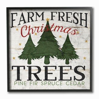 Farm Fresh Christmas Trees Framed Giclee Art, 12