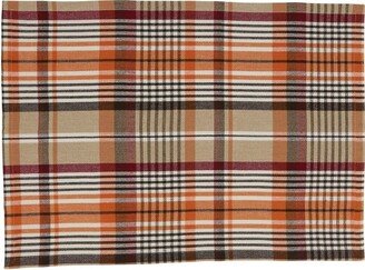 Saro Lifestyle Plaid Placemat, 14x20 Oblong, Multi (Set of 4)