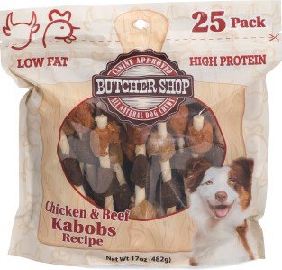 TJMAXX 25Pk Chicken And Beef Kabobs Dog Treats