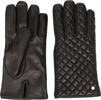 Quilted Leather Gloves-AA