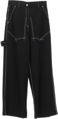 Contrasting Stitching Jeans