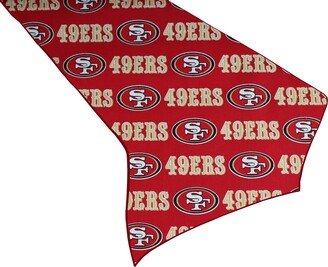 San Francisco 49Ers 100% Cotton Table Runner/Home Dining Décor Sports Events Holidays & Parties Tailgate Football Fans