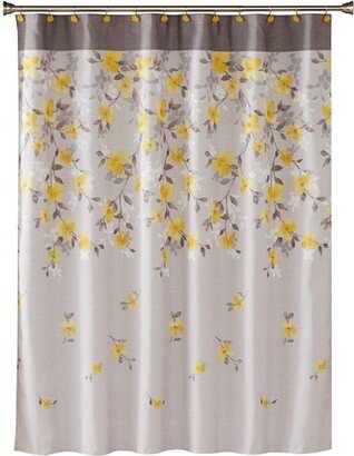 Spring Garden Shower Curtain Gray - Saturday Knight Ltd.