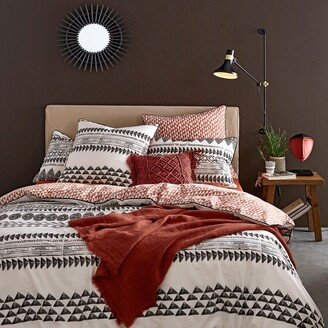 La Redoute Interieurs Tiebele Geometric 100% Cotton Duvet Cover