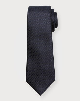 Men's Tonal Jacquard Silk Tie