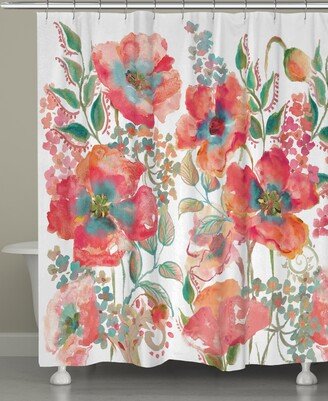 Bohemian Popp Shower Curtain - Multi/popp