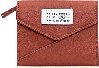 Numbers Motif Foldover Wallet