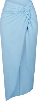 Signature Swim Sarong Skirt | Iris Blue