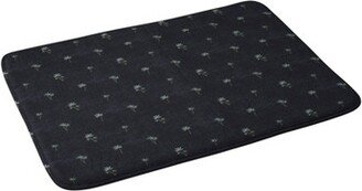 Holli Zollinger Palma Dark Bath Mat Black