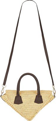 Triangle Straw Handbag