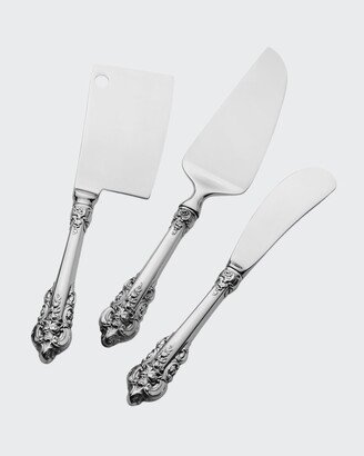 Grand Baroque 3-Piece Cheese Knife Set-AA