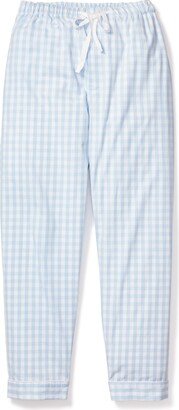 Gingham Woven Cotton Pajama Pants