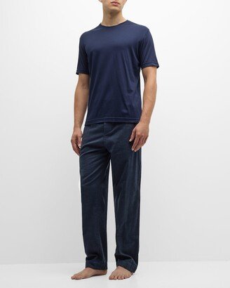 Men's Cotton-Cashmere Two-Piece Pajama Set