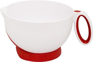 Deluxe Batter Bowl Mixing With Handle And Measurements, Red