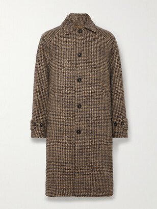 Hudson Houndstooth Virgin Wool-Blend Coat
