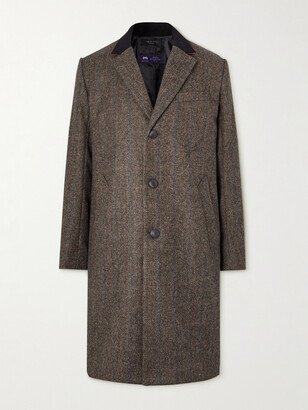 Elias Heritage Herringbone Wool Coat