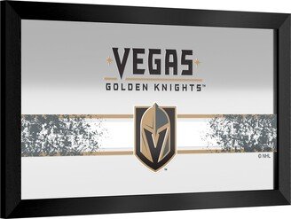 NHL Vegas Golden Knights Framed Bar Mirror