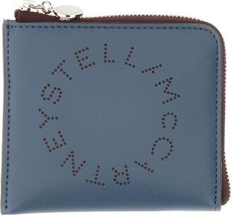 Perforated Logo Zipped Wallet