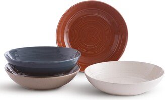 Siterra Painters Palette Mixed Dinner Bowls, Set of 4