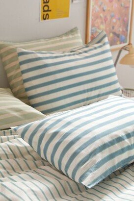 Washed Cotton Striped Sham Set