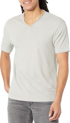 Miles Short Sleeve V-Neck T-Shirt K3595Z2 (Light Grey) Men's T Shirt